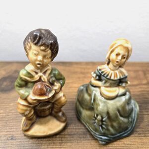 Wade Whimsies (1972 - 1981) LITTLE MISS MUFFET/ JACK HORNER SET Of Figurines